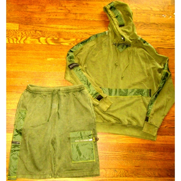 Hoodie Short Set - Picture 1 of 4